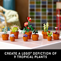Miniatyrbild 3 av 10: Bygg Ditt Eget Botaniska Utrymme - LEGO Icons Tiny Plants 10329