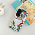 Miniatyrbillede 2 af 7: Samsung Galaxy S20 - Geometrisk Blomster Etui Svart