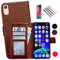 Miniatyrbillede 1 af 10: iPhone Xr - PU Læder Pung Etui Rosa