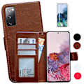 Miniatyrbillede 1 af 10: Samsung Galaxy S20 FE - PU Læder Pung Etui Svart