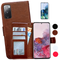 Pikkukuva 1 / 10: Samsung Galaxy S20 FE - PU Nahkainen Lompakkokotelo Brun