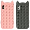 Miniatyrbillede 2 af 7: iPhone X/Xs - Etui Beskyttelse Pop It Fidget Svart