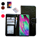 Miniatyrbillede 1 af 10: Samsung Galaxy A40 - PU Læder Pung Etui Svart