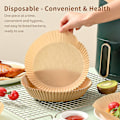 Miniatyrbild 5 av 10: 100 st Air Fryer Engångspapper- Non-Stick Bakplåtspapper