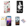 Miniatyrbillede 1 af 3: Huawei P20 Pro - PU Læder Pung Etui Svart