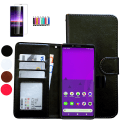 Miniatyrbillede 1 af 10: Sony Xperia 10 II - PU Læder Pung Etui Vit