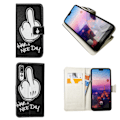 Miniatyrbillede 3 af 3: Huawei P20 Pro - PU Læder Pung Etui Svart