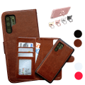 Miniatyrbillede 1 af 10: Huawei P30 Pro - PU Læder Pung Etui Svart