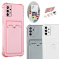 Miniatyrbillede 1 af 10: Samsung Galaxy A53 5G - Beskyttelse til kortlomme Transparent Rosa