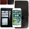 Miniatyrbillede 1 af 5: iPhone 7/8/SE (2020 & 2022) - PU Læder Pung Etui Svart