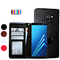 Pikkukuva 1 / 10: Suojaa Galaxy A8 2018 - Nahkakotelot Svart