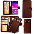 Miniatyrbillede 3 af 5: Samsung Galaxy S10 - PU Læderpung Etui Svart