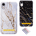 Miniatyrbillede 1 af 8: iPhone Xr - Marmorbeskyttelse Vit
