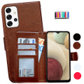 Miniatyrbild 1 av 10: Samsung Galaxy A32 5G - Läderfodral / Skydd Rosa