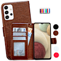 Miniatyrbillede 1 af 10: Samsung Galaxy A32 5G - PU Læder Pung Etui Rosa