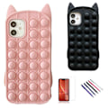 Miniatyrbillede 1 af 6: iPhone 11 - Etui Beskyttelse Pop It Fidget Svart