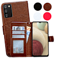 Miniatyrbillede 1 af 10: Samsung Galaxy A02s - PU Læder Pung Etui Brun