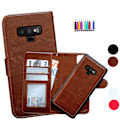 Miniatyrbillede 1 af 10: Samsung Galaxy Note9 - PU Læder Pung Etui Svart