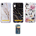 Miniatyrbillede 1 af 7: iPhone XR - Beskyttelse af blomster / marmor Vit