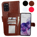 Miniatyrbillede 1 af 6: Beskyt din Galaxy S20 Plus med læderetui Svart