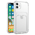 Pikkukuva 2 / 10: iPhone 11 - Korttikotelo Suoja Läpinäkyvä Rosa