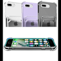Pikkukuva 3 / 9: iPhone 7 Plus / 8 Plus - Korttikotelo Suoja Läpinäkyvä