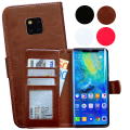 Miniatyrbild 1 av 10: Skydda din Huawei Mate 20 Pro - Läderfodral! Brun