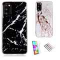 Miniatyrbillede 1 af 5: Samsung Galaxy A41 - Marmorbeskyttelse Vit
