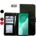 Miniatyrbillede 1 af 10: Huawei P40 Lite - PU Læderpung Etui Svart