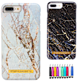 Miniatyrbillede 1 af 7: iPhone 7 Plus / 8 Plus - Marmorbeskyttelse Svart