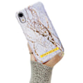 Miniatyrbillede 2 af 8: iPhone Xr - Marmorbeskyttelse Vit