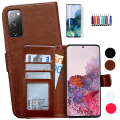 Miniatyrbild 1 av 10: Samsung Galaxy S20 FE - Läderfodral / Skydd Rosa