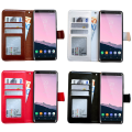 Miniatyrbild 9 av 10: Skydda din Note 8 - Läderfodral & Plånbok! Vit