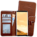 Miniatyrbild 2 av 9: Samsung Galaxy S8 - Läderfodral / Magnet Skal