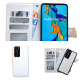 Miniatyrbillede 4 af 6: Huawei P40 Pro - PU Læder Pung Etui Vit