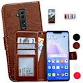 Miniatyrbillede 1 af 10: Huawei Mate 20 Lite - PU Læder Pung Etui Svart