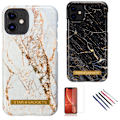 Miniatyrbillede 1 af 5: iPhone 11 - Marmorbeskyttelse Svart