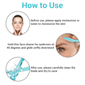 Miniatyrbillede 7 af 8: Øjenbryns trimmer - Eyebrow Razor Grön