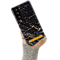 Miniatyrbillede 5 af 6: Samsung Galaxy S21 - Marmorbeskyttelse Svart