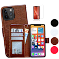 Miniatyrbillede 1 af 10: iPhone 13 Pro Max - PU Læder Pung Etui Svart
