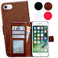 Miniatyrbillede 1 af 10: iPhone 7/8/SE (2020 & 2022) - PU Læderpung Etui