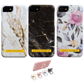 Miniatyrbillede 1 af 5: iPhone 7/8/SE (2020 & 2022) - Beskyttelse af blomster / marmor Rosa