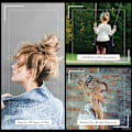 Miniatyrbild 3 av 10: 2st Hårstyling Clip Ponytail Maker Styling