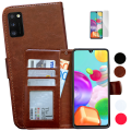 Miniatyrbillede 1 af 10: Samsung Galaxy A41 - PU Læder Pung Etui Brun