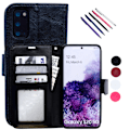 Pikkukuva 1 / 6: Suojaa Galaxy S20 - Nahkakotelo! Svart
