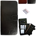 Miniatyrbillede 1 af 5: Samsung Galaxy S10 - PU Læderpung Etui Svart