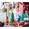 Miniatyrbild 2 av 8: Byggset: LEGO Tomtens Släde med Minifigur och Renar – Julens Magi för Barn!