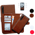 Miniatyrbillede 1 af 6: Huawei P20 Pro - PU Læder Pung Etui + Skærmbeskyttelse Svart