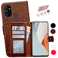 Miniatyrbillede 1 af 10: OnePlus Nord N100 - PU Læder Pung Etui Vit