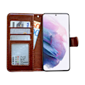 Miniatyrbild 3 av 9: Samsung Galaxy A15 5G - Läderfodral / Skydd Vit
